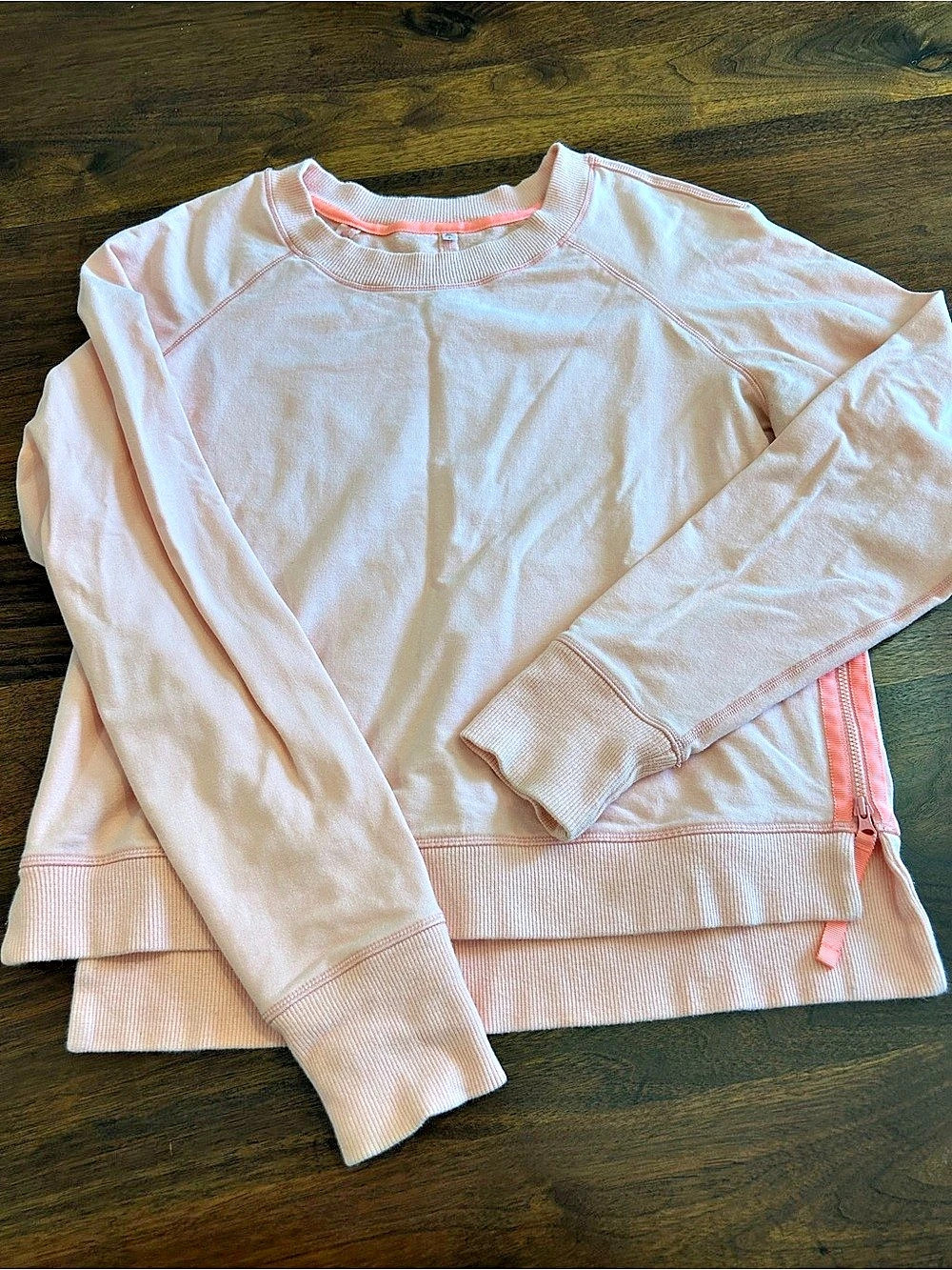 lululemon Peach Long Sleeve Sweatshirt Size 8